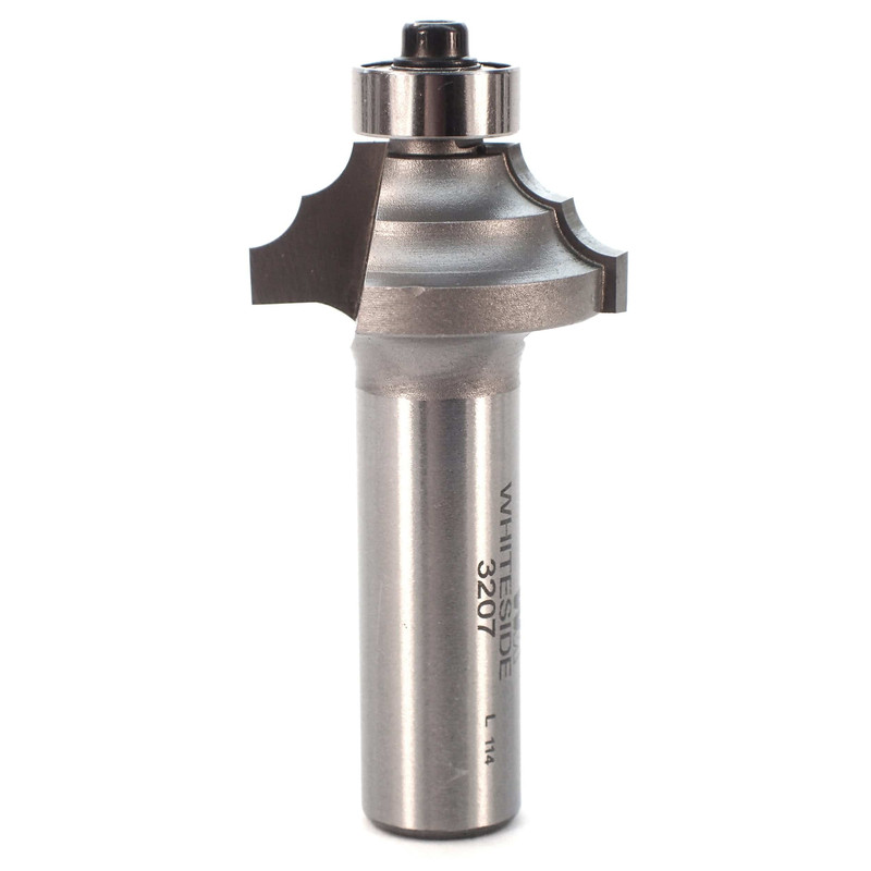 3207 Double Round Router Bit 1/2" SH 5/32" R 1-1/8" D X 1/2" CL X 2-1/4" OL